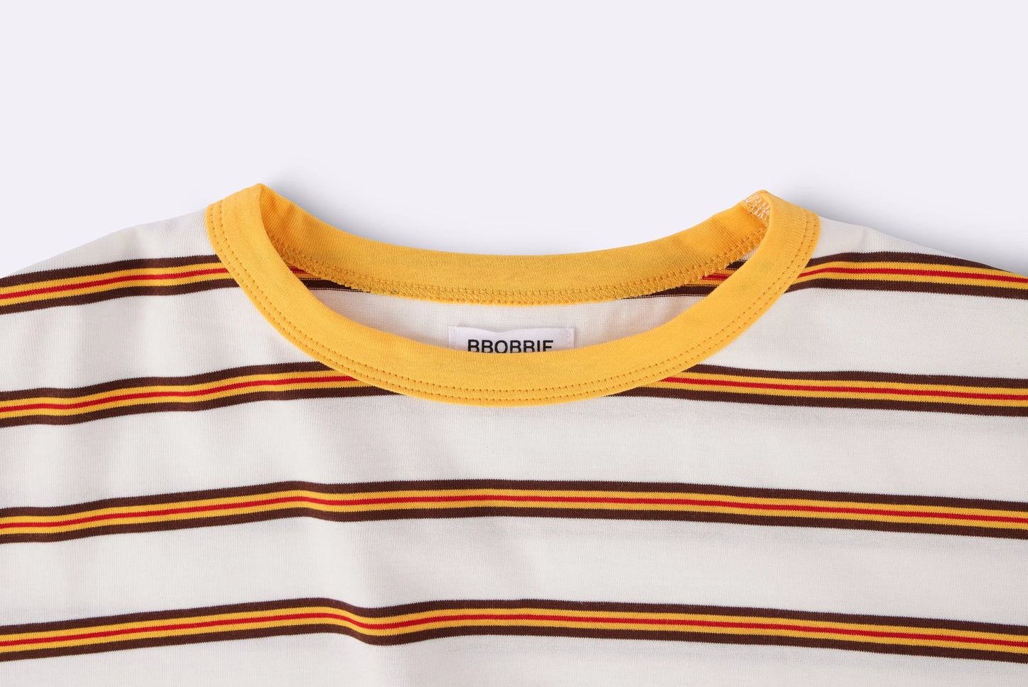 Striped Tee in Yellow
