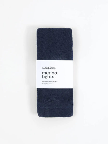 Merino Tights - Navy