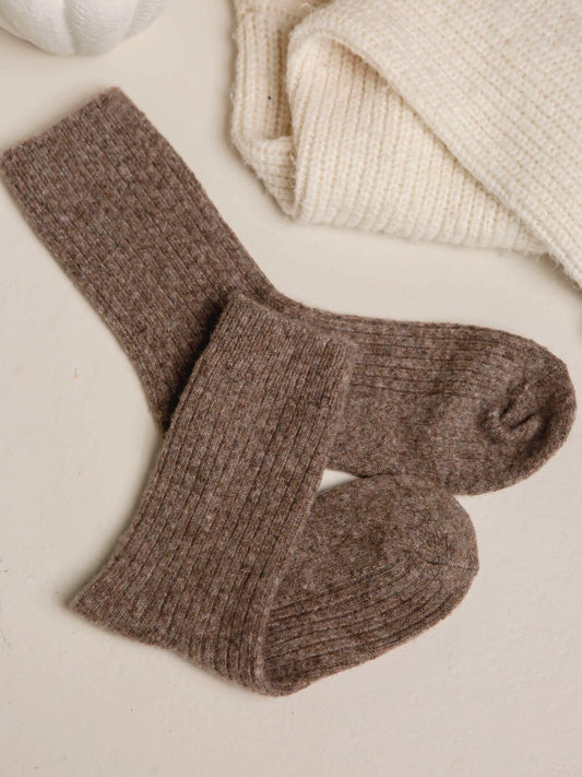 The Comfiest Socks - Light Choccy