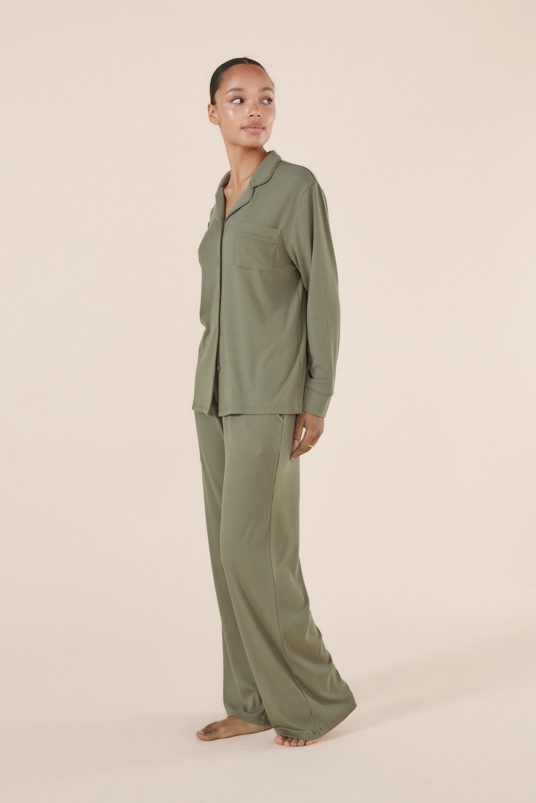Emilia Ribbed Lounge Pj Set