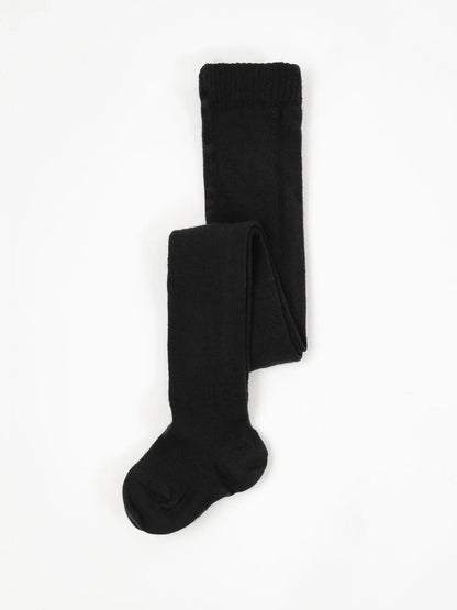 Merino Wool Tights - Black